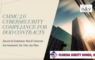 CMMC 2.0 Cybersecurity Compliance For DoD Contracts